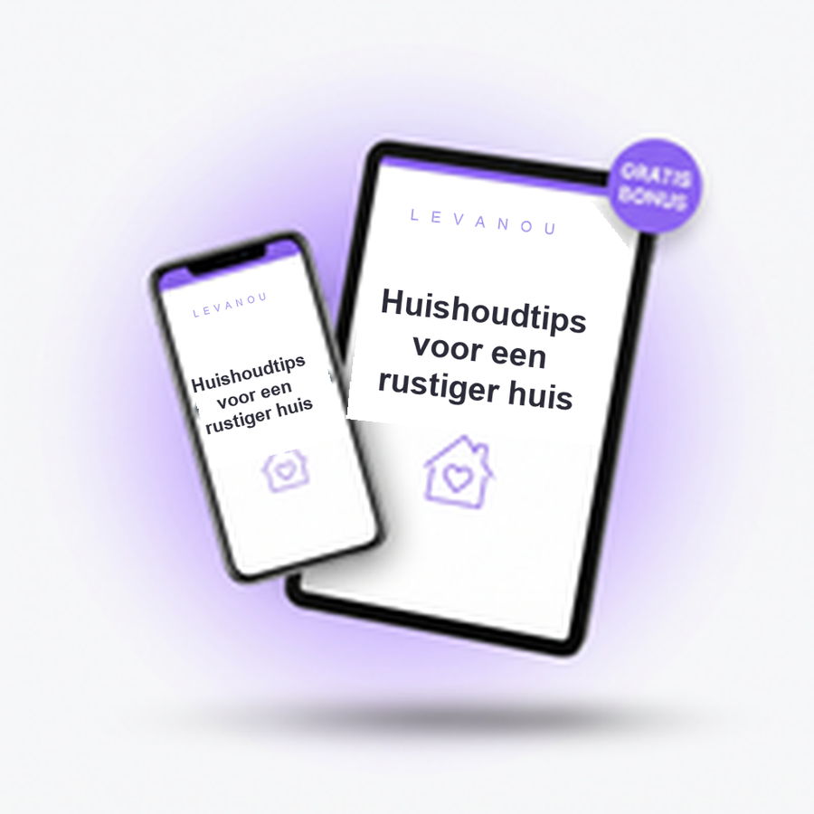 Huishoudtips voor een rustiger huis — gratis e-book van Levanou